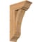Ekena Millwork Thorton Traditional Smooth Bracket w/ Offset Brace, Western Red Cedar, 7 1/2"W x 18"D x 30"H BKT0806X18X30THR01SWR - alternate 1